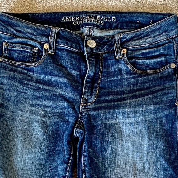 AEO American Eagle Outfitters Skinny Super Stretch Mid-rise Jeans 8 - Picture 2 of 12